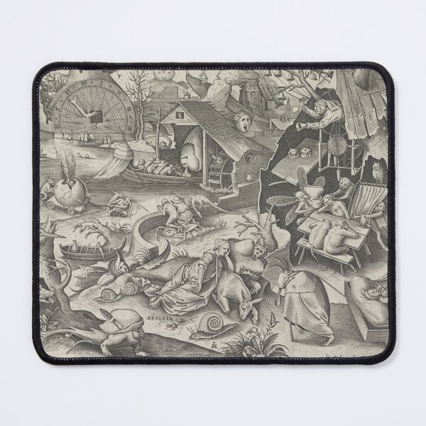 Item preview, Medieval Hellscape etching after Bosch designed and sold by Vintage Designs +.