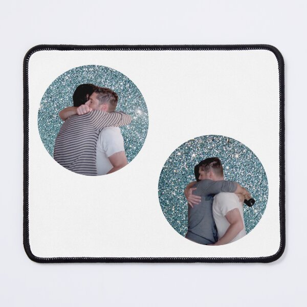 Item preview, j2 and cockles hugs jared and jensen misha and jensen hugs with glitter sparkles supernatural round design designed and sold by LannisterOnMars.