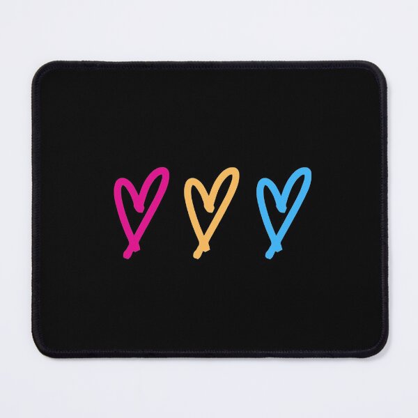 Item preview, pansexual flag hearts  designed and sold by LannisterOnMars.