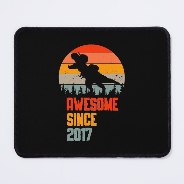 Item preview, Awesome Since 2017 4th Birthday Kids Dinousar 4 Year Old Boy  designed and sold by JaeErnster1989.