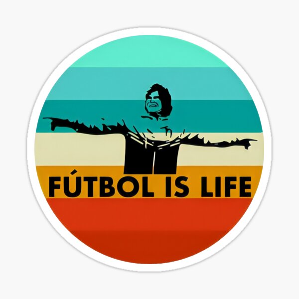 Futbol es vida Pegatina