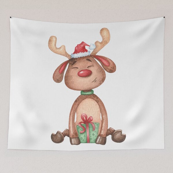 Item preview, Cute Christmas Deer & Christmas designed and sold by Emil1993.