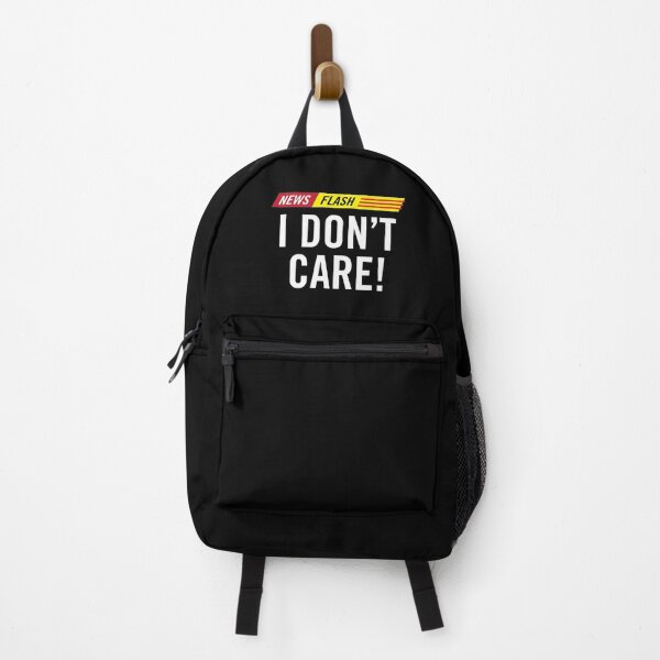 Item preview, Breaking News Flash I Don't Care! Funny News Humor designed and sold by hobrath.