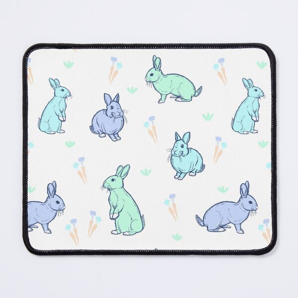 Item preview, Cute Bunny Blue designed and sold by FernAndFauna.