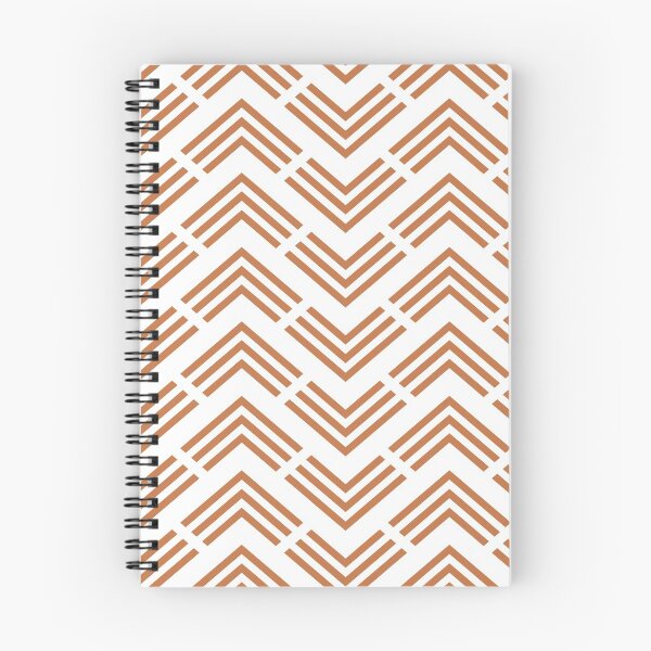 Item preview, Orange and White Chevron Rhombus Arrow Pattern 2022 Trending Color - Hue - Shade - Colour Pantone Tomato Cream 16-1348 designed and sold by ColorOfTheYears.