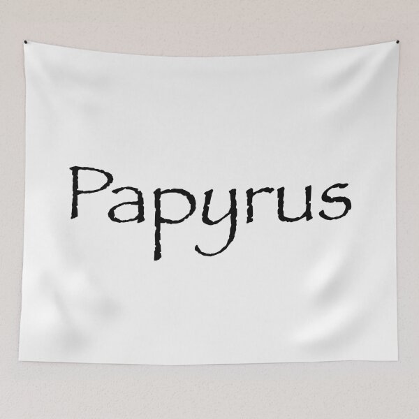 Item preview, Papyrus designed and sold by Meme Economy.