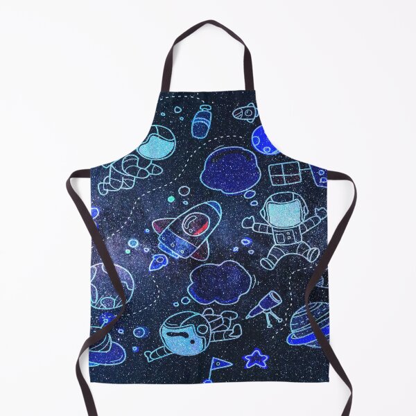 Artikelvorschau, Astronaut Raumschiff Doodle Milchstraße Sterne entworfen und verkauft von LashCreations.