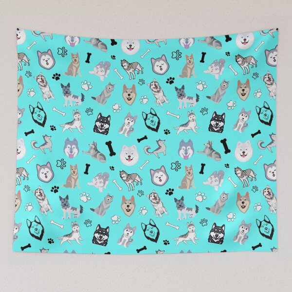 Item preview, Cute Husky Pattern designed and sold by QLityProducts.