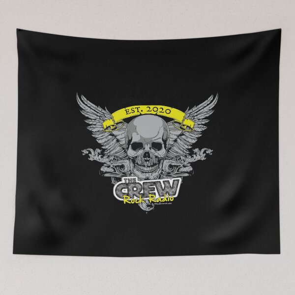 Item preview, Crew Rock Radio Flying Skull designed and sold by CrewRockRadio.