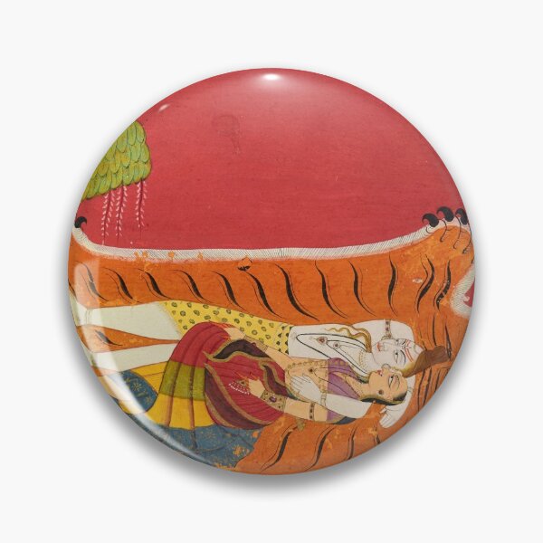 Item preview, Shiva and Parvati on a Tiger Skin designed and sold by HinduArtGallery.