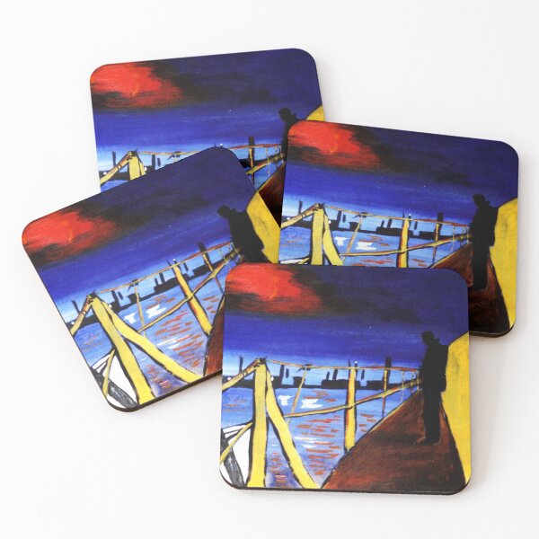 Item preview, Alone on the Pier Wall Art  designed and sold by FindingFreebird.
