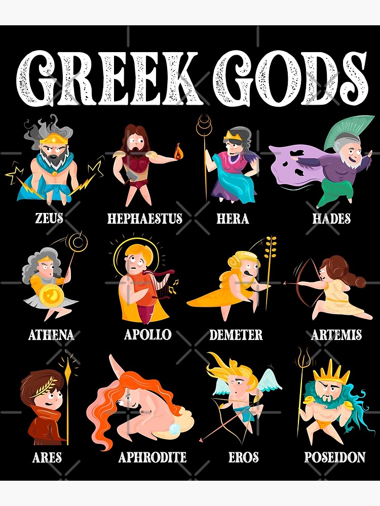 Apollo - 3 Pack Circle Stickers 3 Inch - Mythology Greek Ancient God