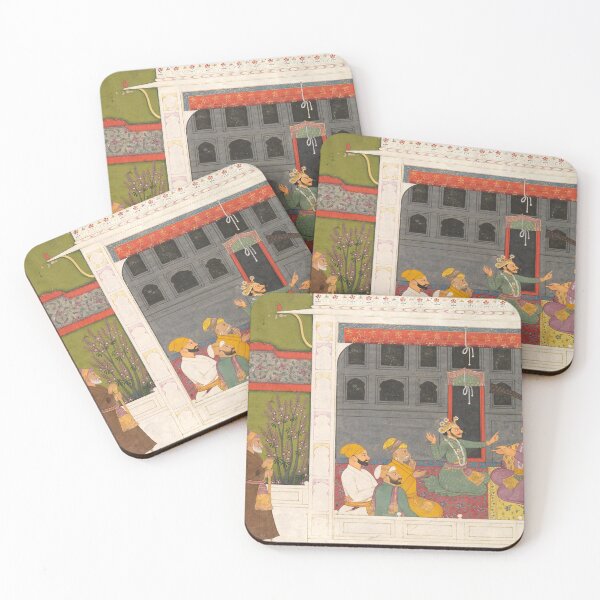 Item preview, Shispul Arguing with Rukmini's Father designed and sold by HinduArtGallery.