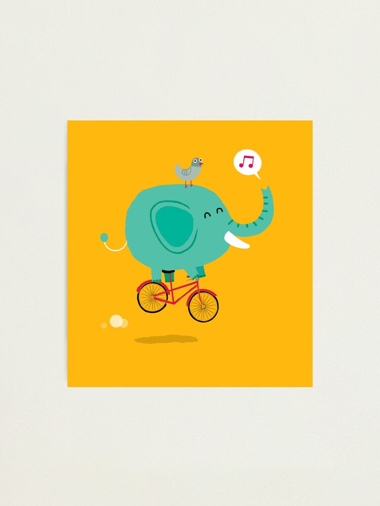 Thumbnail 1 of 3, Photographic Print, Bike Ride designed and sold by DinoMike.