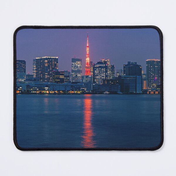 Item preview, Tokyo Skyline with Tokyo Tower (Panoramic) designed and sold by Jordan McChesney.