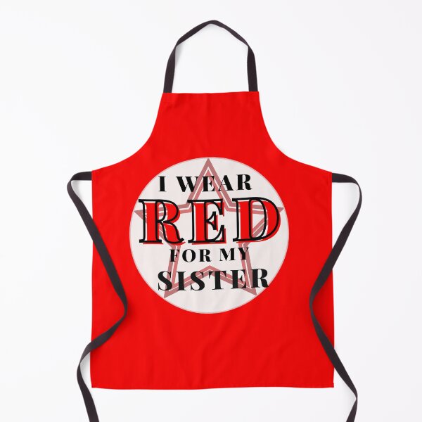 Item preview, Copy of I wear RED for my sister designed and sold by Manoroma.