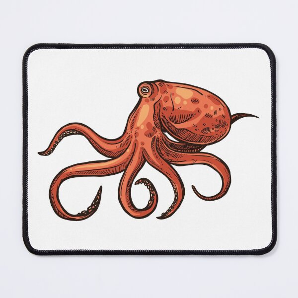 Item preview, Orange octopus designed and sold by treasure-crafts.