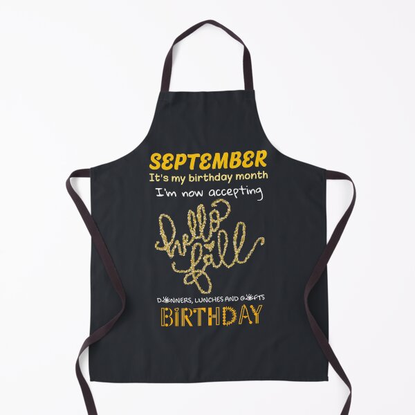 Item preview, September Is My Birthday Month Hello Fall Golden Season Gift designed and sold by catchyology.