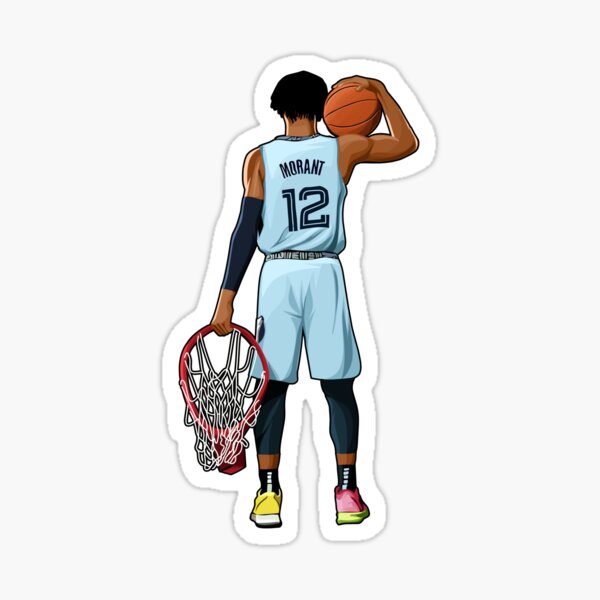 Ja Morant #12 pose Sticker