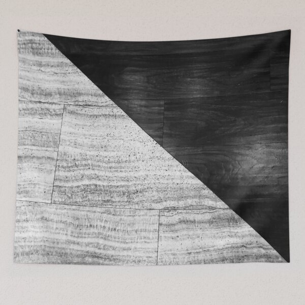 Item preview, Wood And Stone Diagonal Pattern designed and sold by Designs By YL.
