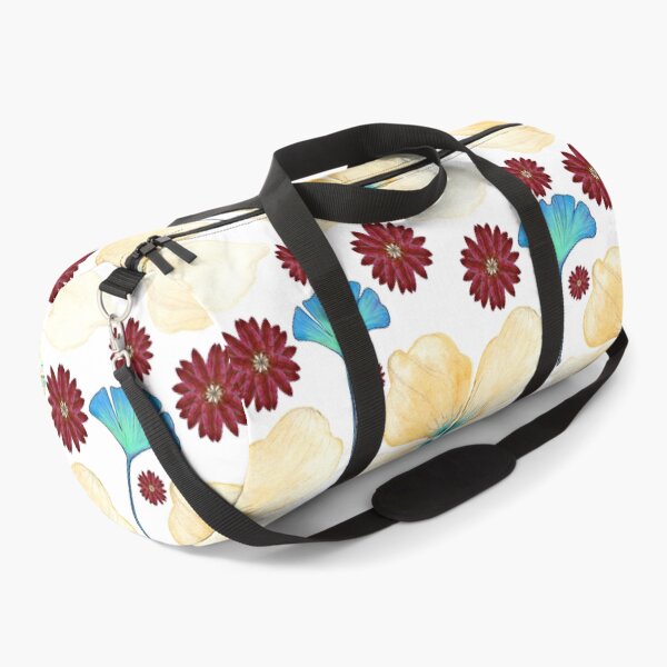 Item preview, botanical pattern yellow yellow flower and gingko leaf designed and sold by AnnaBaldon.