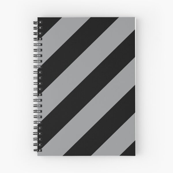 Artikelvorschau, Graues und schwarzes diagonales Streifenmuster 2022 Trendfarbe - Farbton - Schatten - Farbe Pantone Ultimate Grey 17-5104 entworfen und verkauft von ColorOfTheYears.