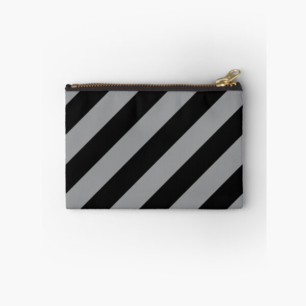 Item preview, Gray and Black Diagonal Stripe Pattern 2022 Trending Color - Hue - Shade - Colour Pantone Ultimate Gray 17-5104 designed and sold by ColorOfTheYears.