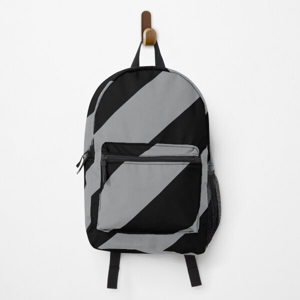 Item preview, Gray and Black Diagonal Stripe Pattern 2022 Trending Color - Hue - Shade - Colour Pantone Ultimate Gray 17-5104 designed and sold by ColorOfTheYears.