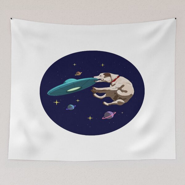 Item preview, DOG IN SPACE  designed and sold by RetroPlaceee.