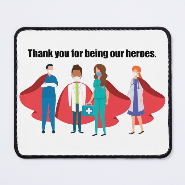 Item preview, Healthcare Worker Heroes Thank You Doctors and Nurses designed and sold by Epic Love Designs.