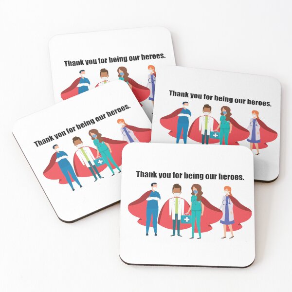 Item preview, Healthcare Worker Heroes Thank You Doctors and Nurses designed and sold by Epic Love Designs.