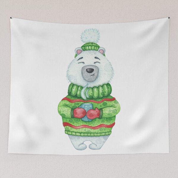 Item preview, Watercolor Polar Bear designed and sold by Emil1993.