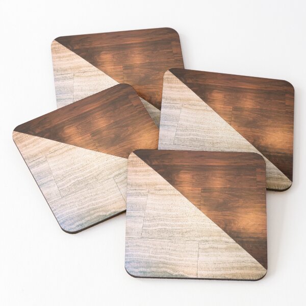 Item preview, Wood And Stone Diagonal Pattern designed and sold by Designs By YL.