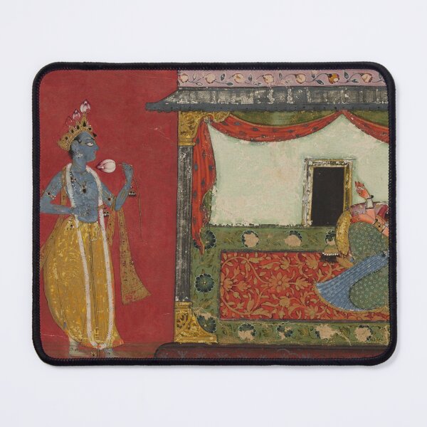 Item preview, The Approach of Krishna designed and sold by HinduArtGallery.