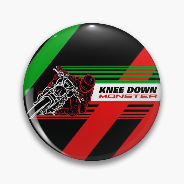 Item preview, Knee Down Monster for Italian Motorcycle Lovers with for the Real Biker designed and sold by etoide.