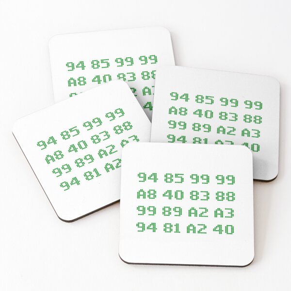 Item preview, Merry Christmas EBCDIC code designed and sold by bravoalpha.