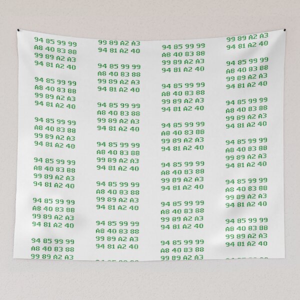 Item preview, Merry Christmas EBCDIC code designed and sold by bravoalpha.