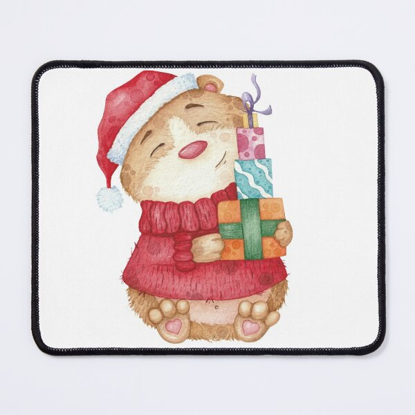 Item preview, Christmas Watercolor Bear designed and sold by Emil1993.
