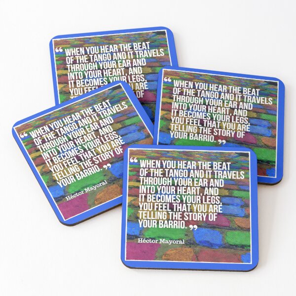 Item preview, Héctor Mayoral Tango Quote - The Beat of the Tango designed and sold by infinitetango.