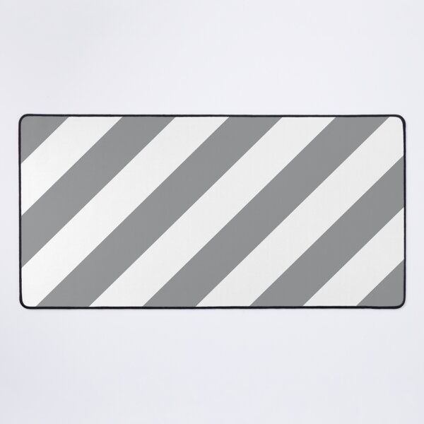 Item preview, Gray and White Diagonal Stripe Pattern 2022 Trending Color - Hue - Shade - Colour Pantone Ultimate Gray 17-5104 designed and sold by ColorOfTheYears.