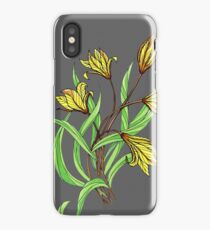 Yellow tulips iPhone Case