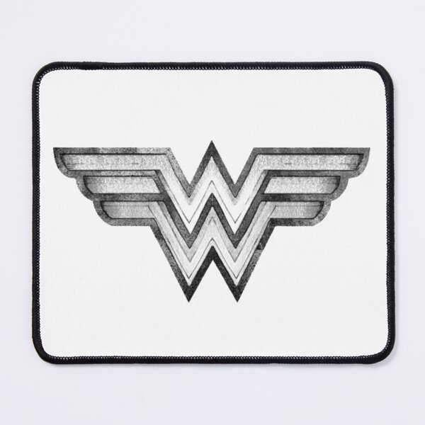 Item preview, Wonder. W.o.m.a.n Logo Pencil Drawing designed and sold by woman1984.