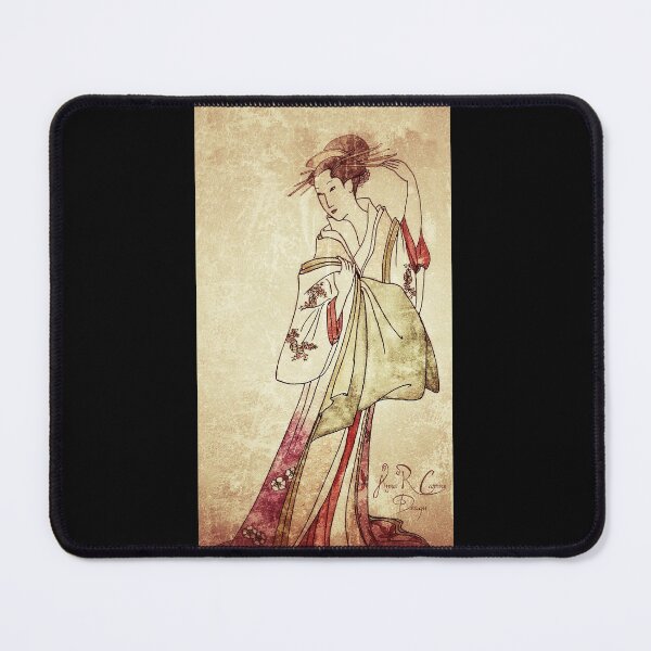 Item preview, Geisha - Ukiyo-e print style designed and sold by Anna R. Carrino.