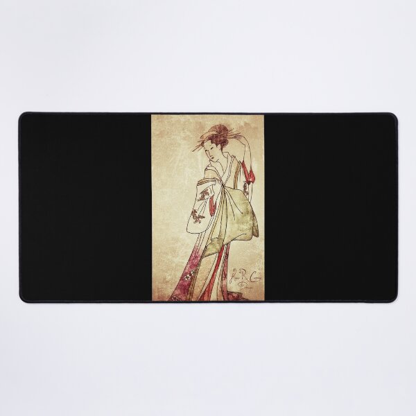 Item preview, Geisha - Ukiyo-e print style designed and sold by Anna R. Carrino.