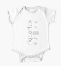 Body de manga corta Aquarius/Saturn Talisman