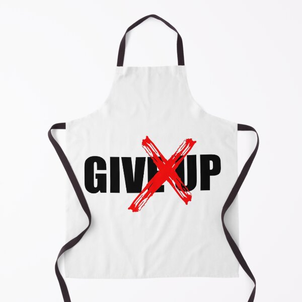 Item preview, NEVER GIVE UP (WHITE) designed and sold by AnaelDraw.