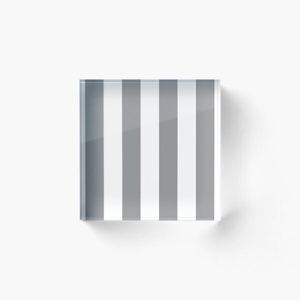 Item preview, Gray and White Vertical Stripe Pattern 2022 Trending Color - Hue - Shade - Colour Pantone Ultimate Gray 17-5104 designed and sold by ColorOfTheYears.