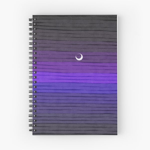 Item preview, Night Sky with Moon Painting designed and sold by MellowDrawing.