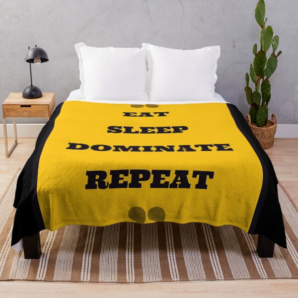 Item preview, Eat Sleep Dominate Repeat designed and sold by Pawn Shop JB.