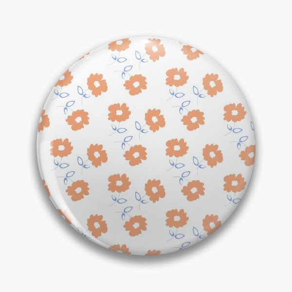 Artikelvorschau, Orange Blumen Blaue Blätter entworfen und verkauft von ZophiaSolaris.